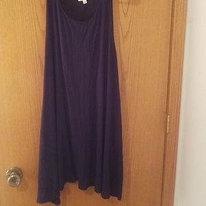 Navy blue summer dress